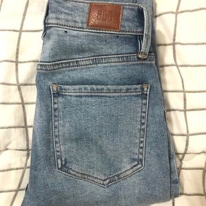 BDG TWIG HIGH RISE light blue skinny jeans